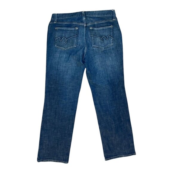 Mossimo Dark Blue Straight-Leg Jeans Size 6 - Picture 3 of 12